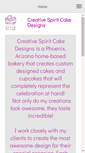 Mobile Screenshot of creative-spirit-cake-designs.com